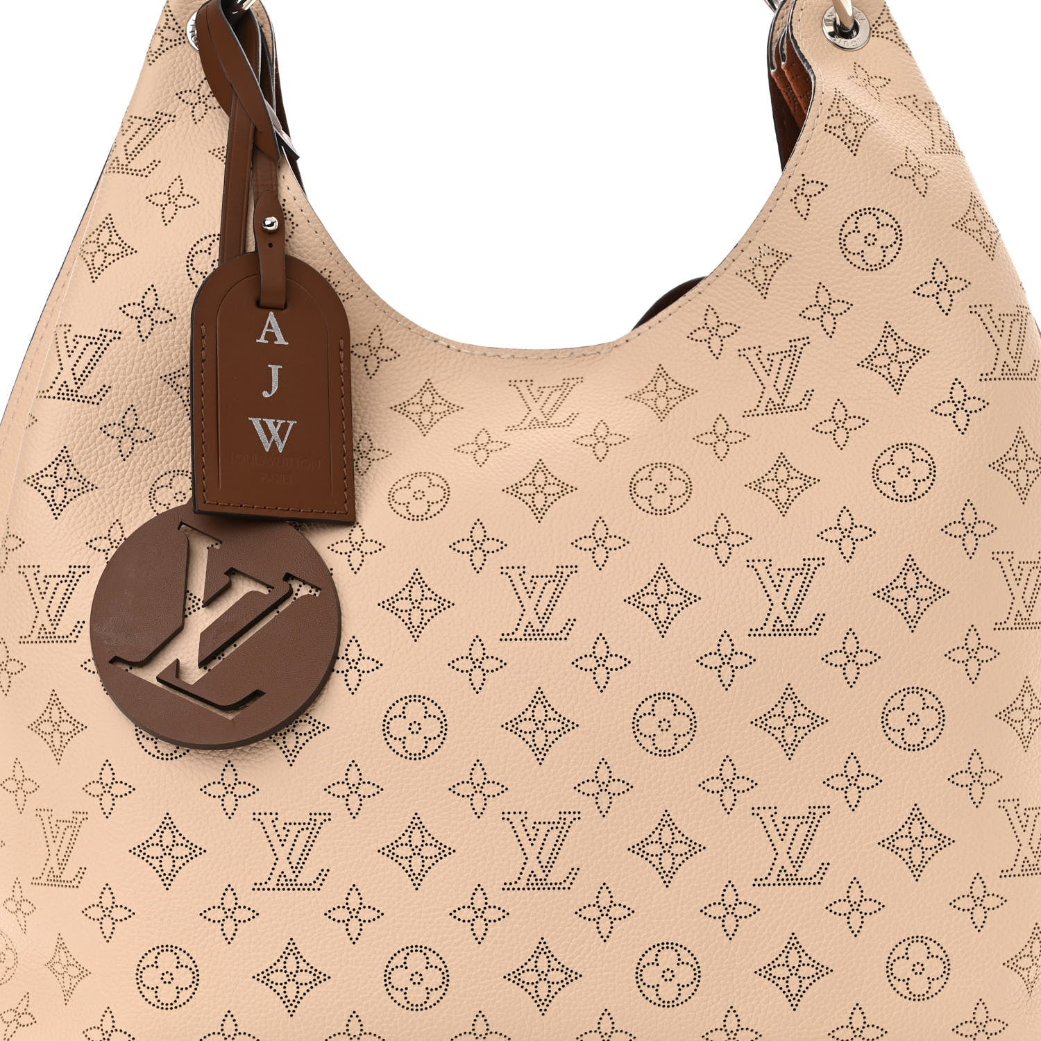 Louis Vuitton Mahina Carmel Hobo Creme 7 of 12