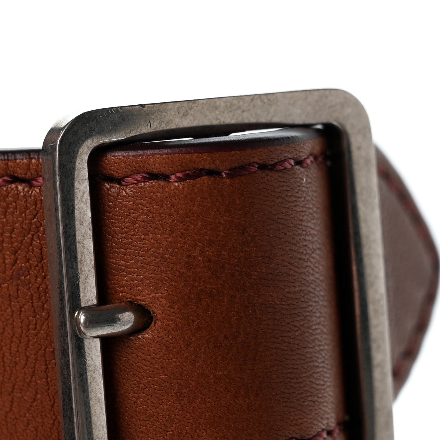 The Row Polished Saddle Calfskin Soft Margaux 15 New Burgundy 11 of 12