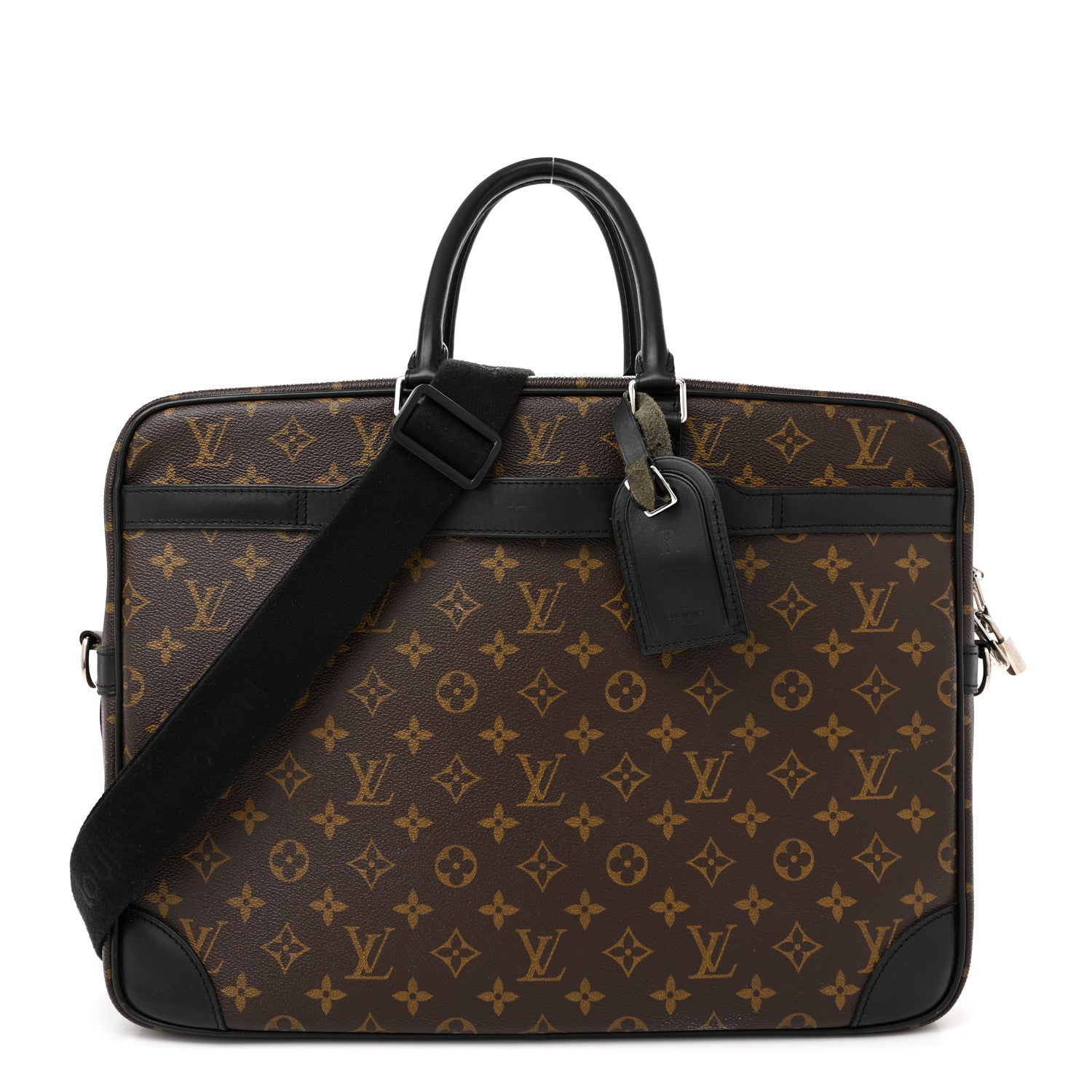 Louis Vuitton Monogram Macassar Porte-Documents Voyage GM 1 of 11