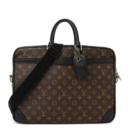 Louis Vuitton Monogram Macassar Porte-Documents Voyage GM 1 of 11