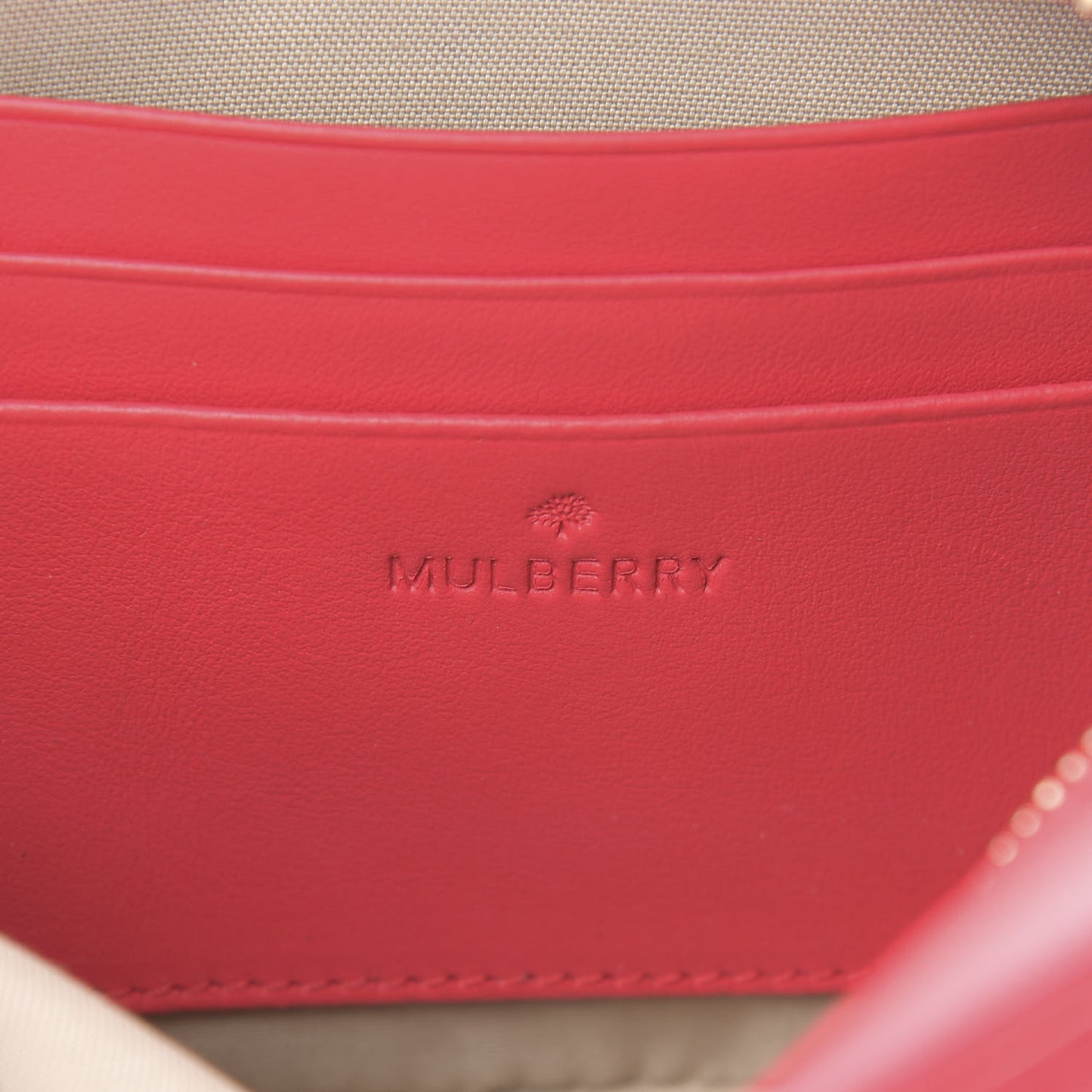 Calfskin Nappa Blossom Pochette With Strap Hibiscus