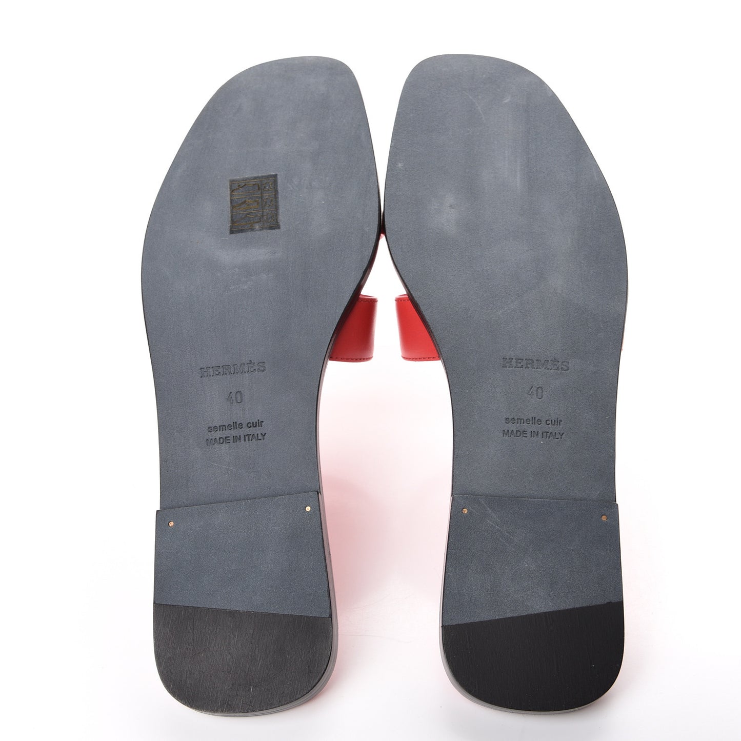 Calfskin Oran Sandals 40 Rose Cotinga