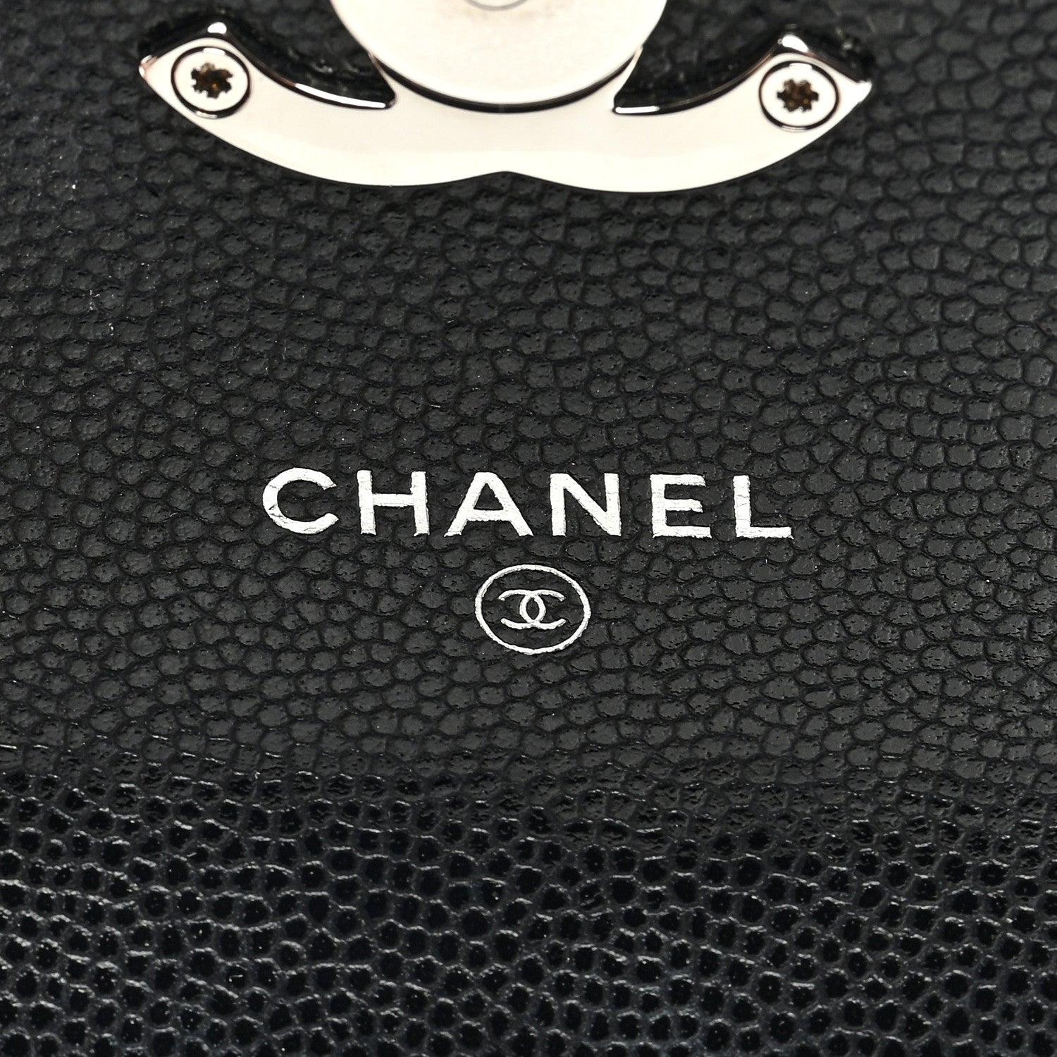 Chanel Caviar Quilted Pick Me Up Clutch With Chain Black 6 of 10