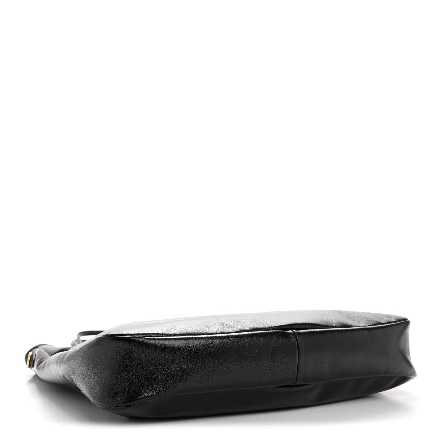 Miu Miu Shiny Softy Calfskin Ivy Bag Black 4 of 9