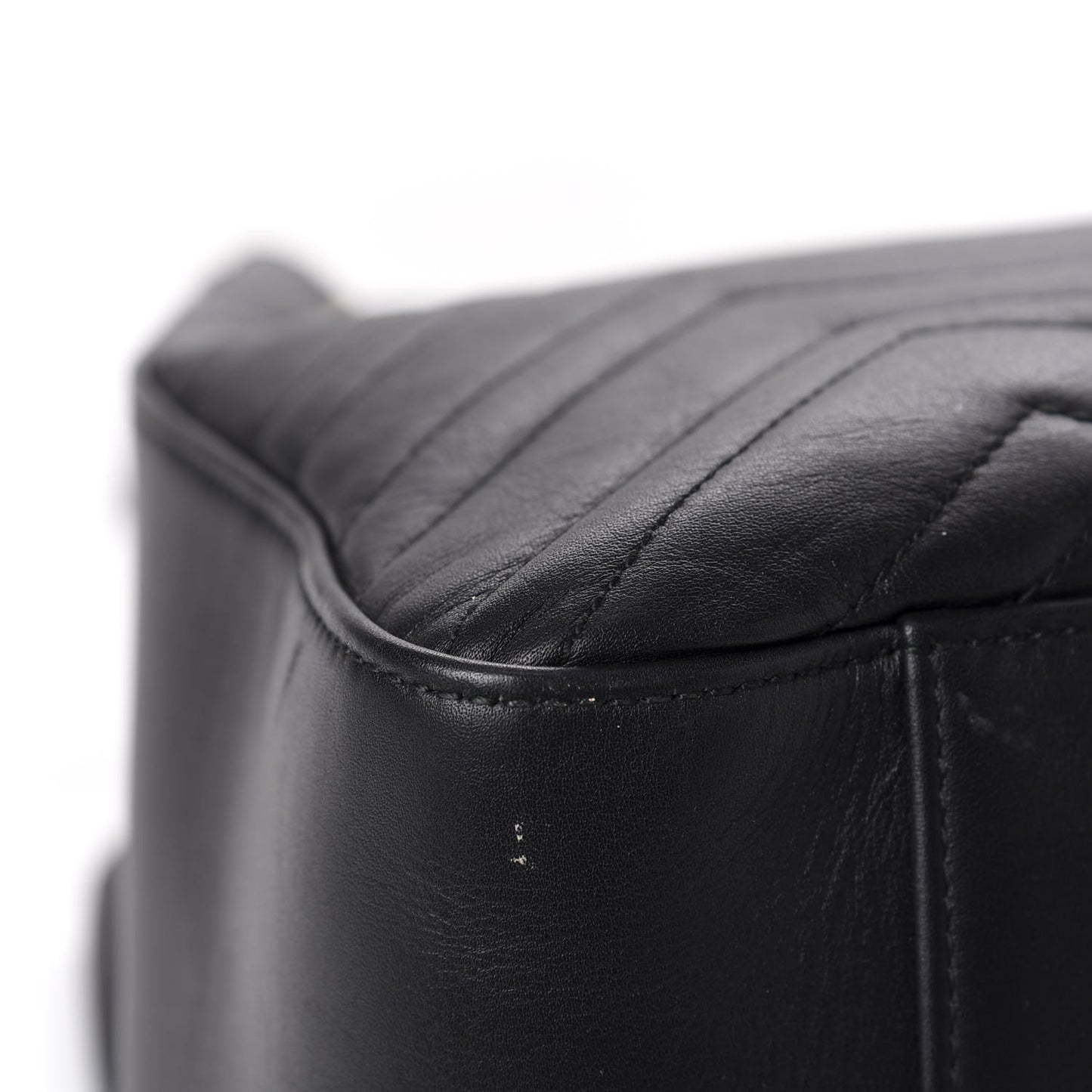 Calfskin Matelasse Medium GG Marmont Shoulder Tote Bag Black