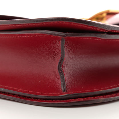 Celine Box Calfskin Medium Classic Box Flap Bag Red 9 of 14