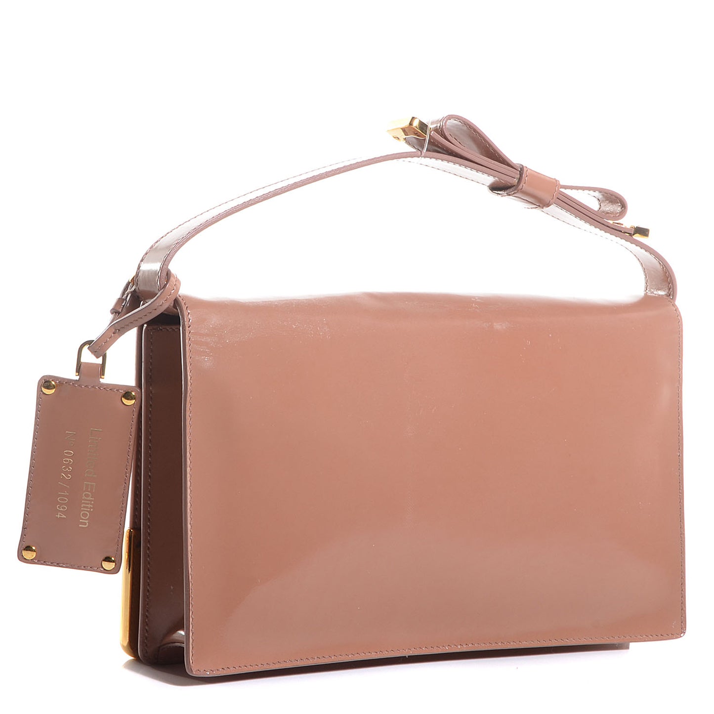 Spazzolato Leather NM Pochette Nudo