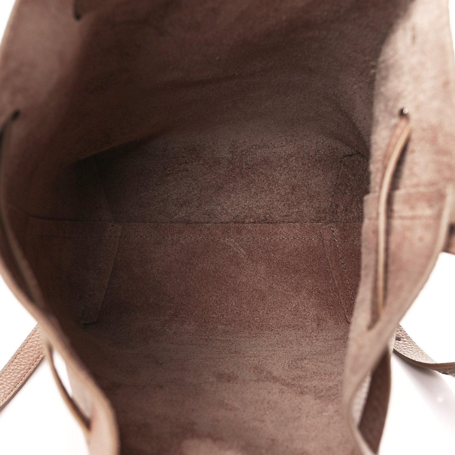 Mansur Gavriel MANSUR GAVRIEL Pebbled Calfskin Soft Mini Bucket Bag Biscotto 5 of 9