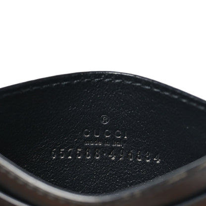 Gucci Smooth Calfskin GG Marmont Card Holder Black 6 of 7