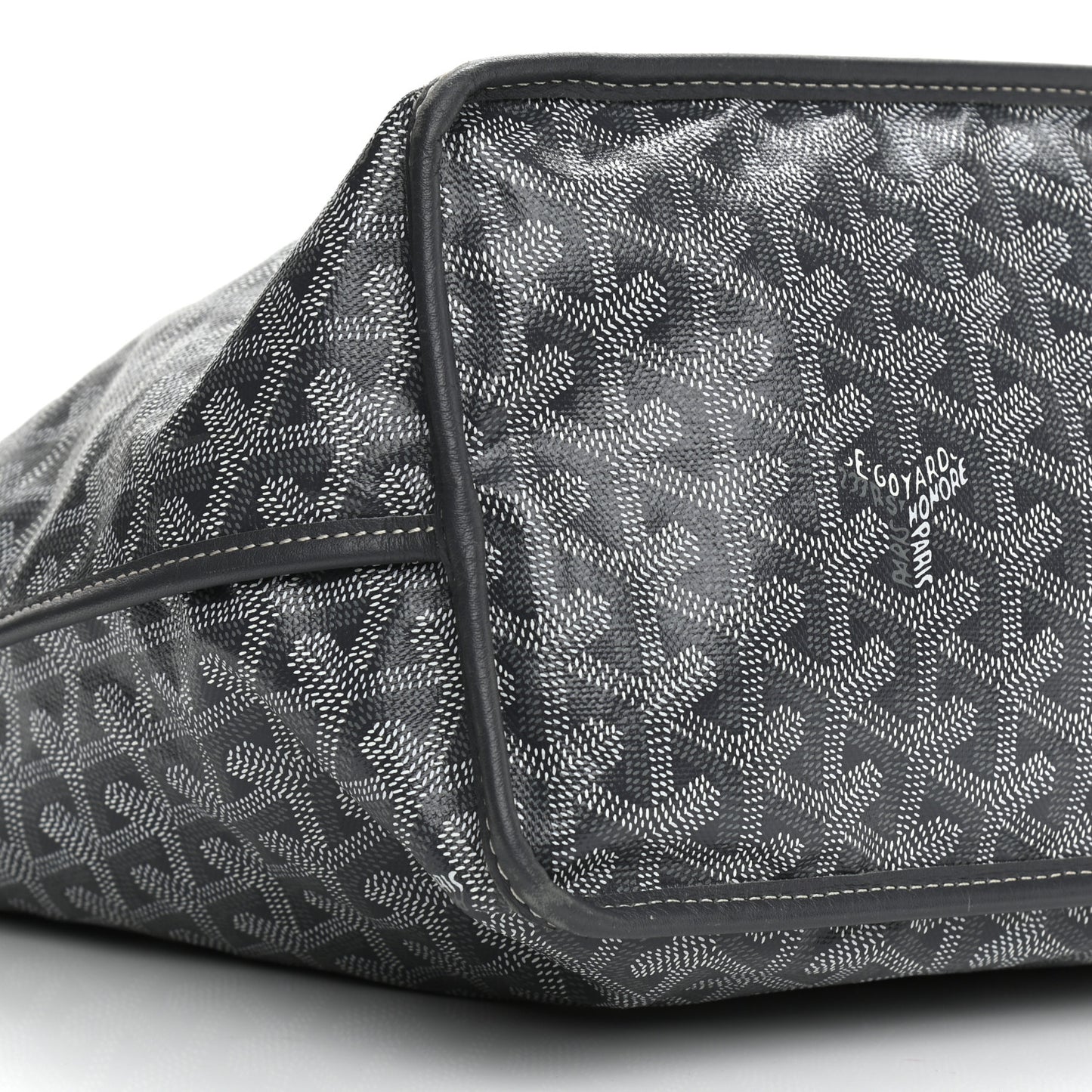 Goyardine Reversible Anjou PM Grey