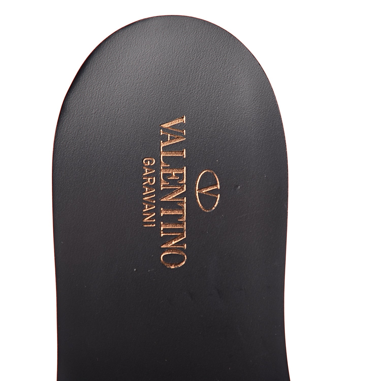 Valentino Garavani PVC Transparent Vlogo Flat Slide Sandals 37 Black 8 of 10