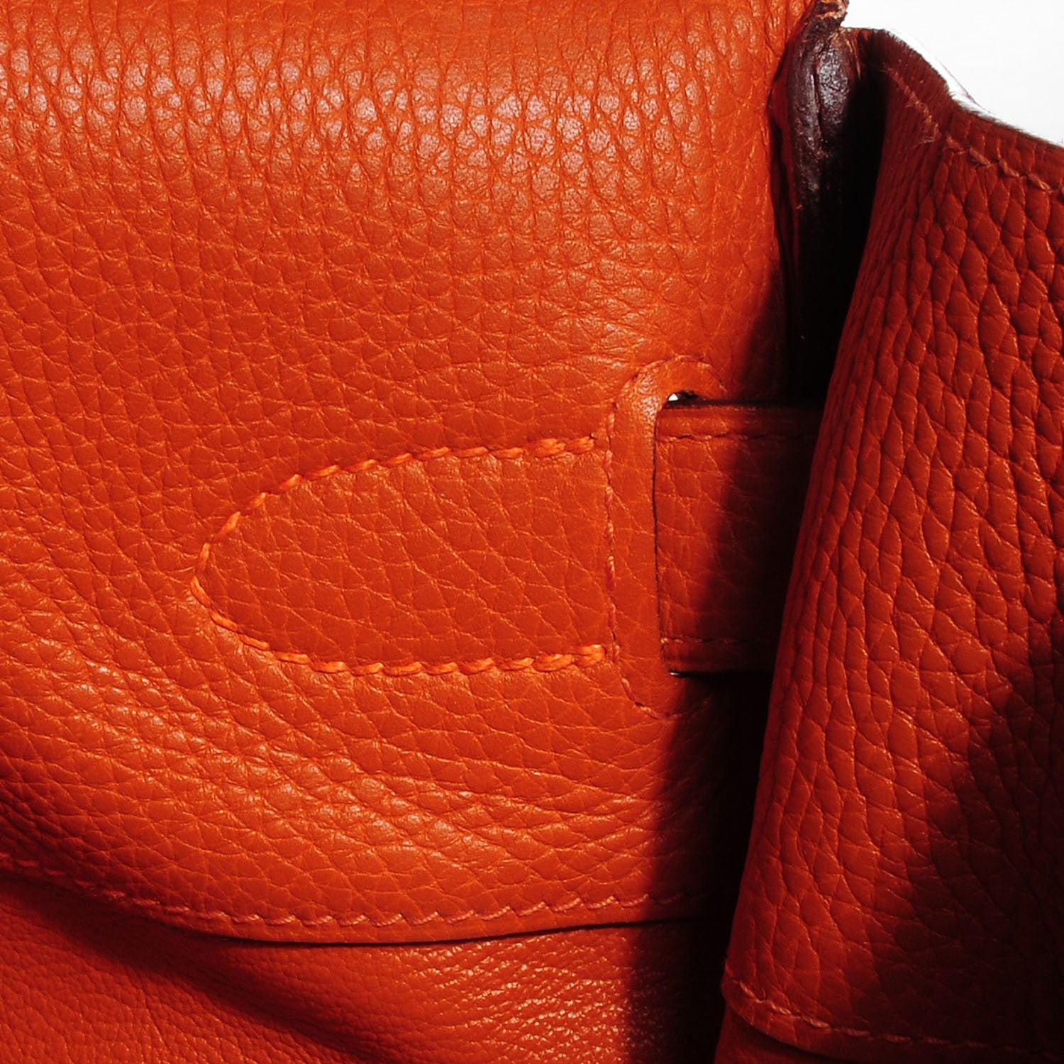 Hermes Taurillon Clemence JPG Birkin 42 Orange 11 of 17