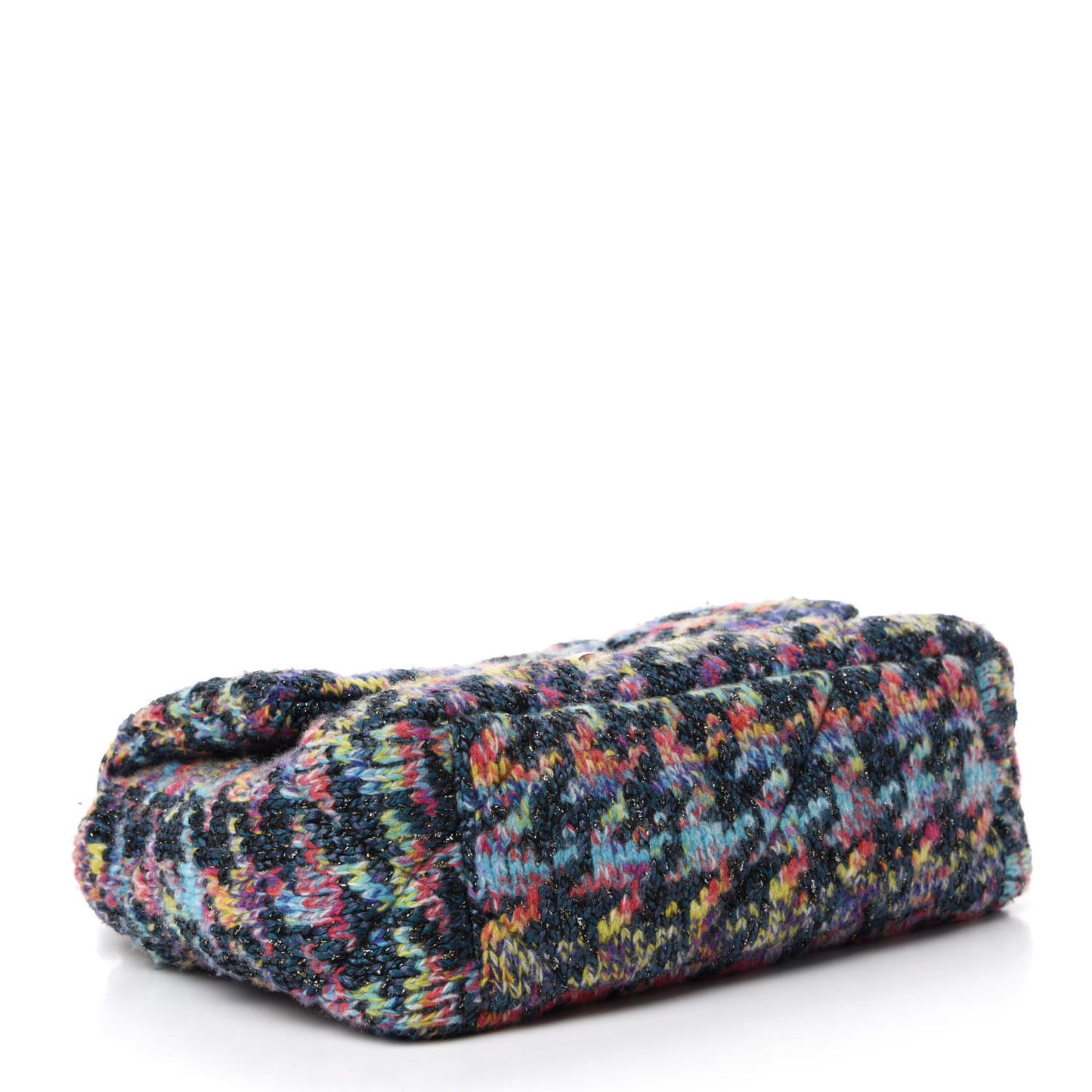 Tweed Quilted Medium Chanel 19 Flap Dark Multicolor