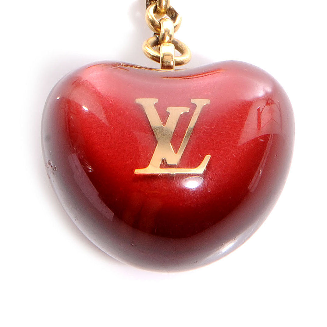 Louis Vuitton Pomme Bag Charm Key Holder Pomme D'Amour 4 of 4