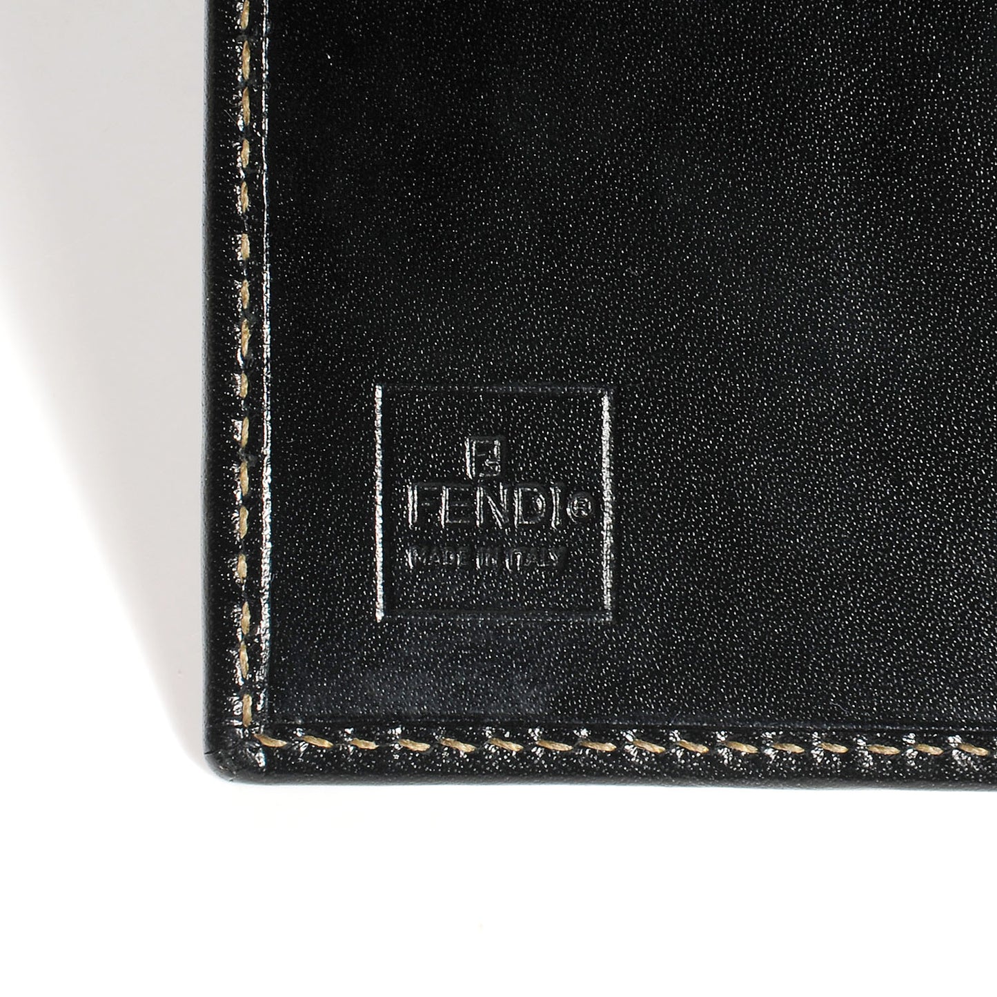 Vintage Pequin Stripe Checkbook Wallet Tobacco