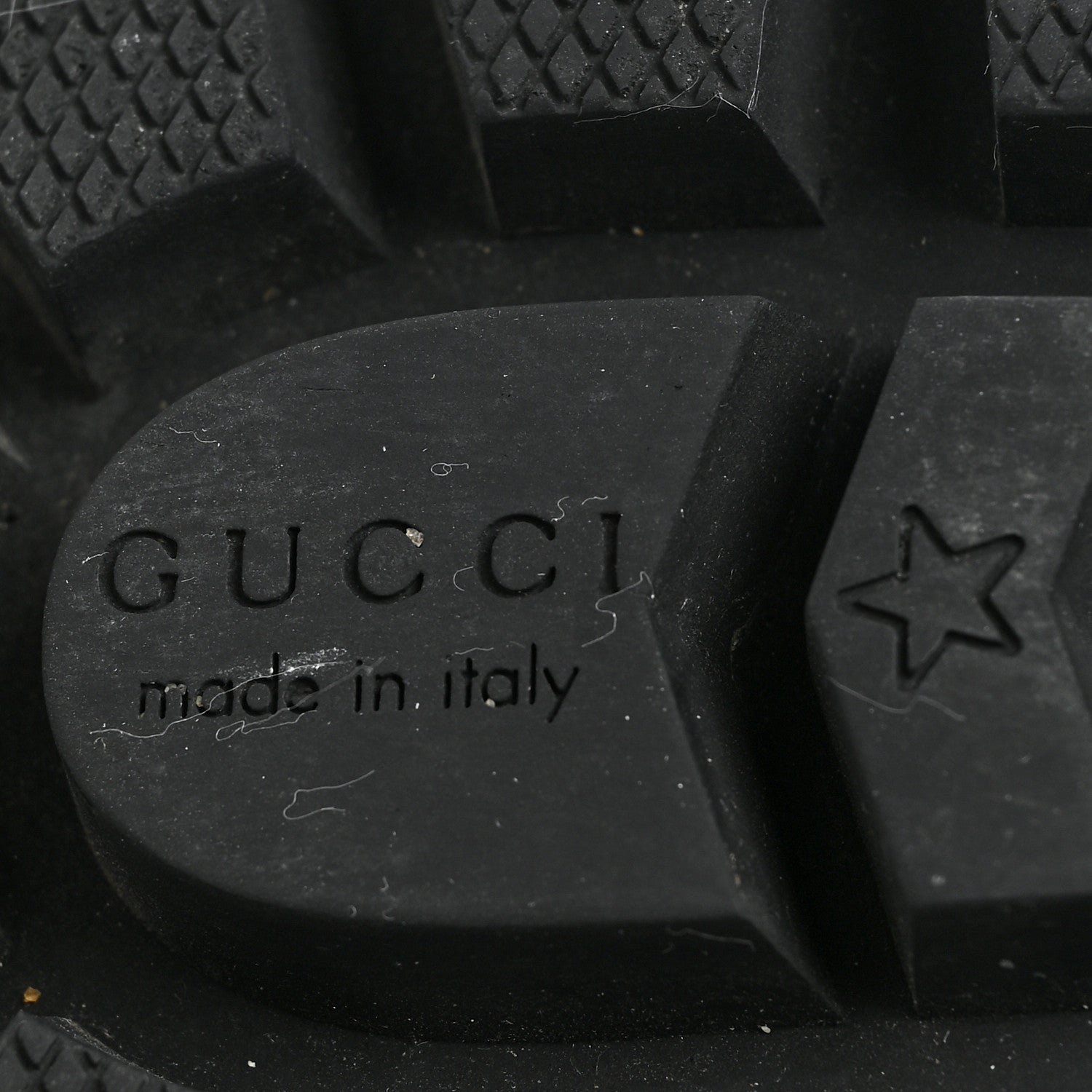 Gucci Calfskin Crystal GG Trip Chelsea Ankle Boots 38.5 Black 6 of 7