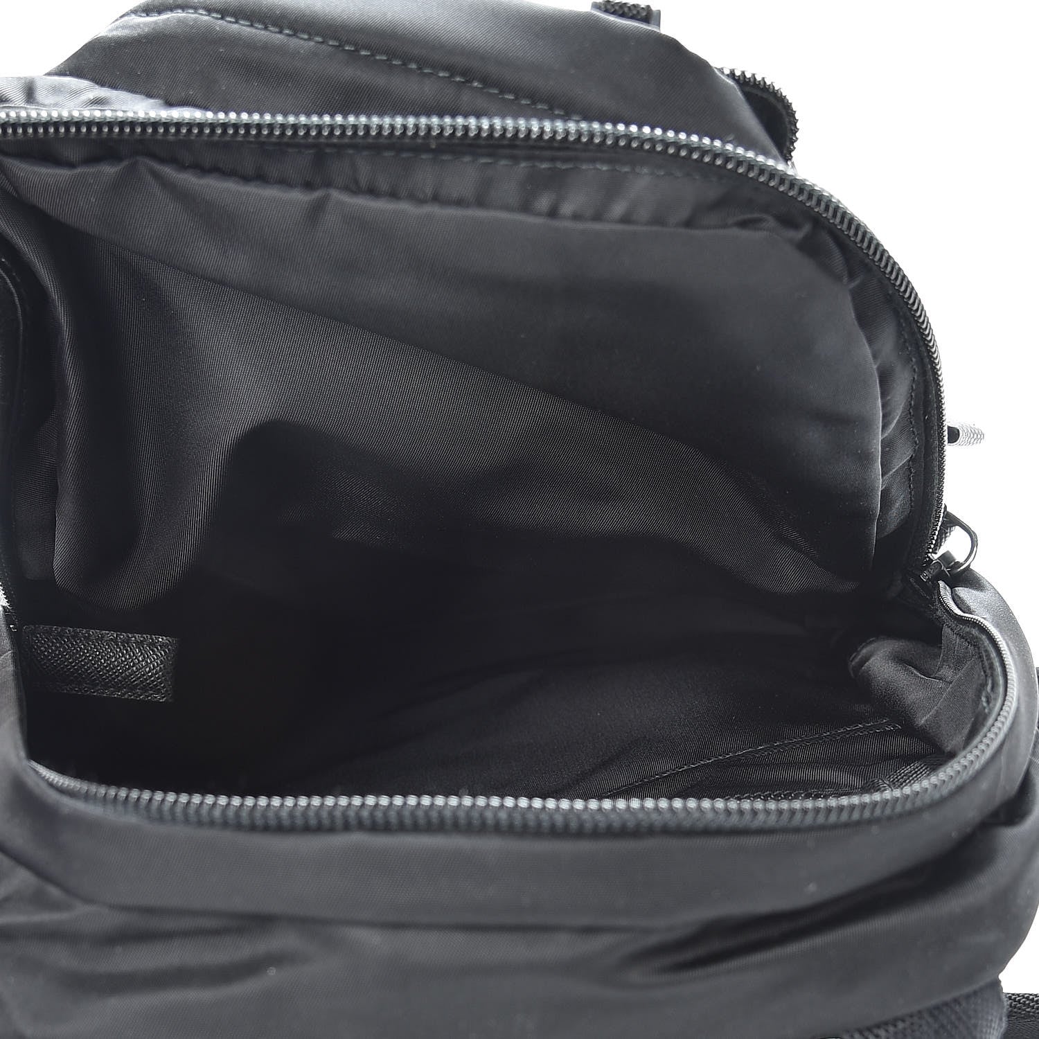 Prada Tessuto Nylon Montagna Sling Backpack Black 5 of 11