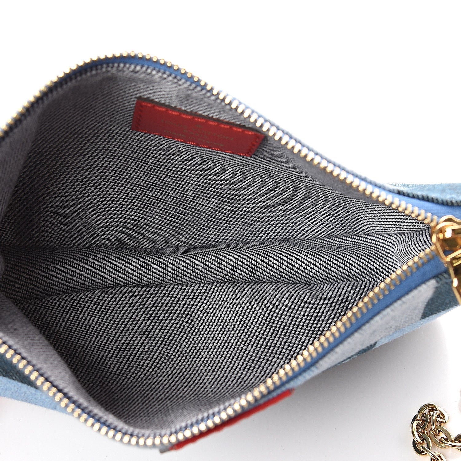 Louis Vuitton Denim Multi Pochette Accessories Mini Pochette 4 of 8