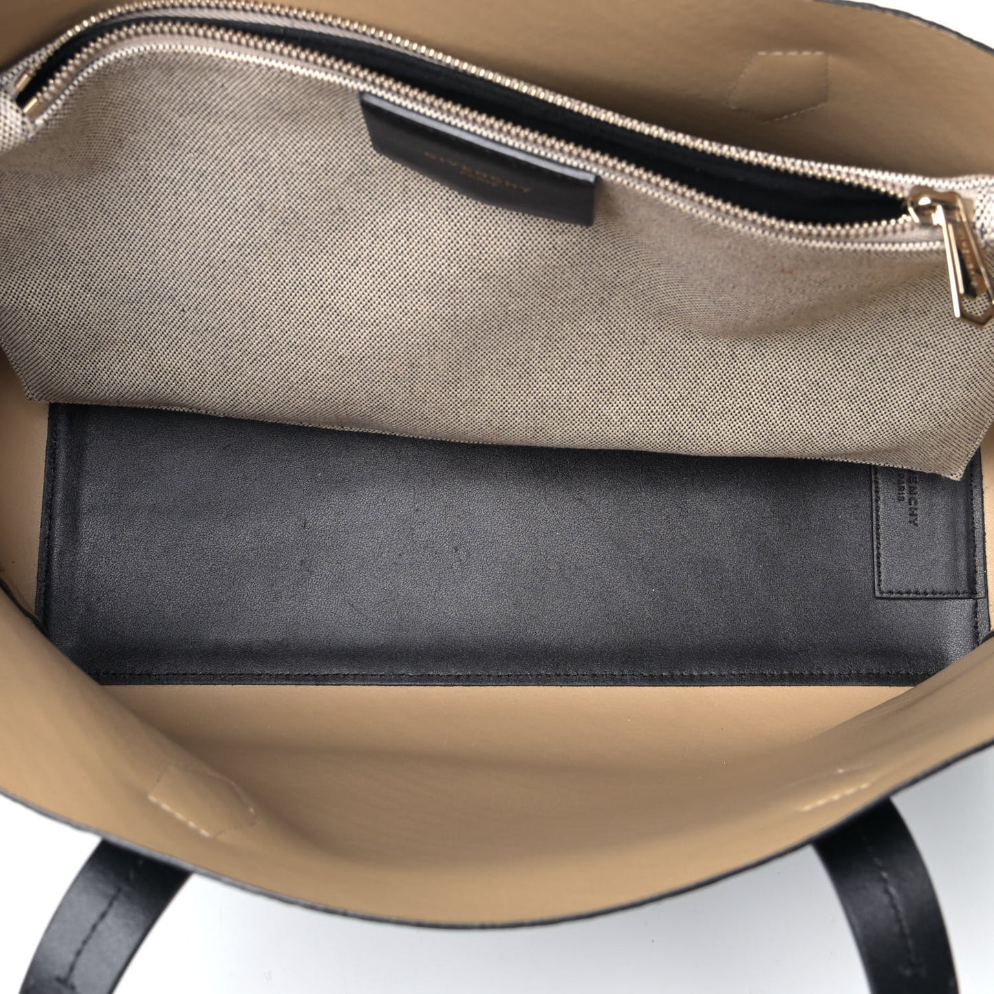 Calfskin Chain Embossed Medium Bond Shopper Tote Black