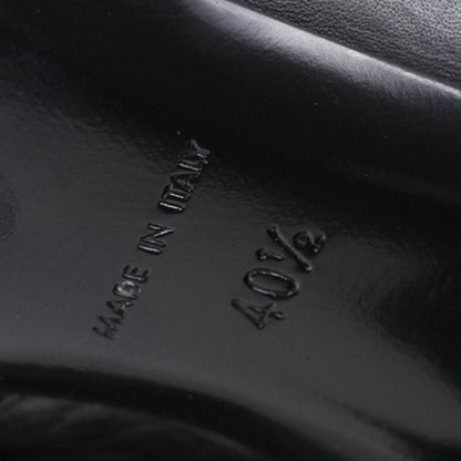 Chanel Leather Cap Toe Tall Boots 40.5 Black 7 of 12