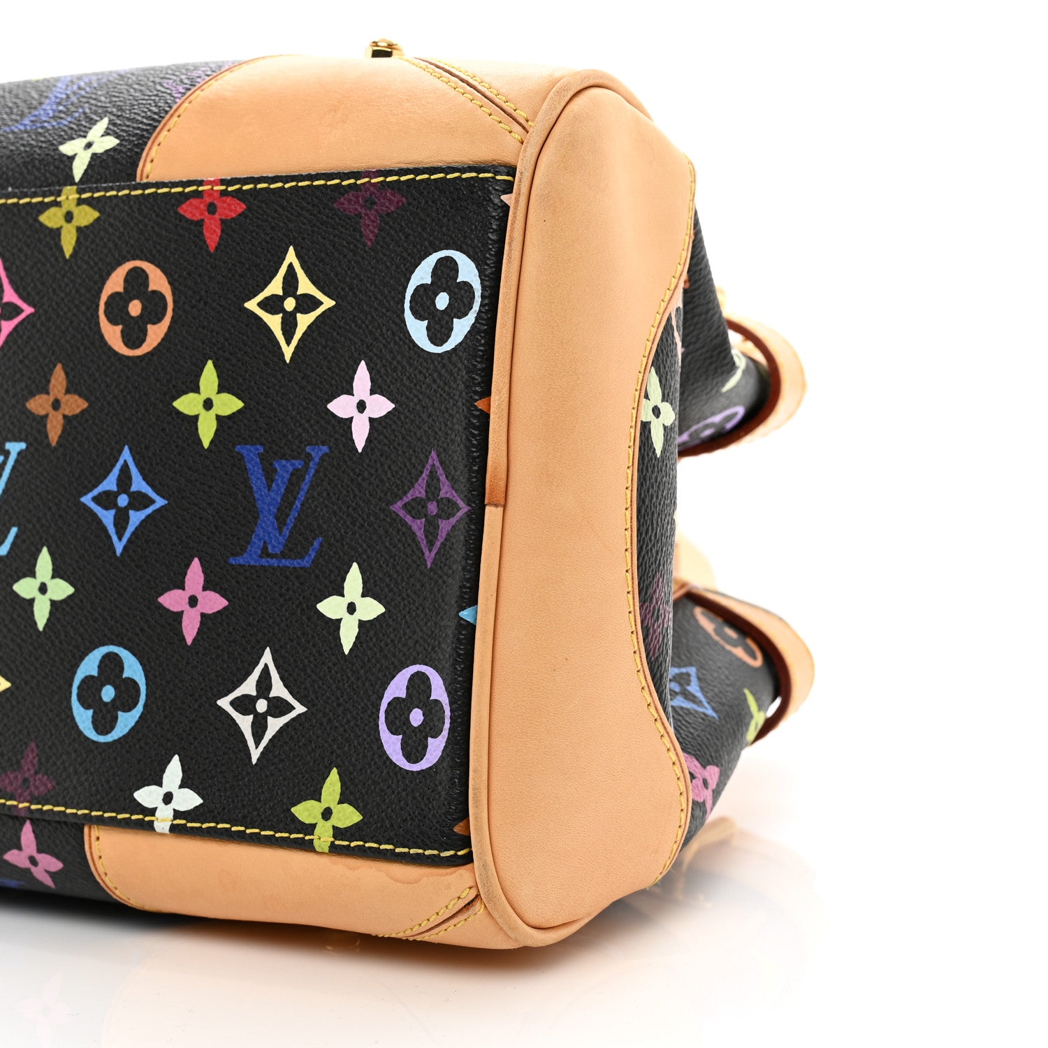 Louis Vuitton Monogram Multicolor Claudia Black 9 of 10