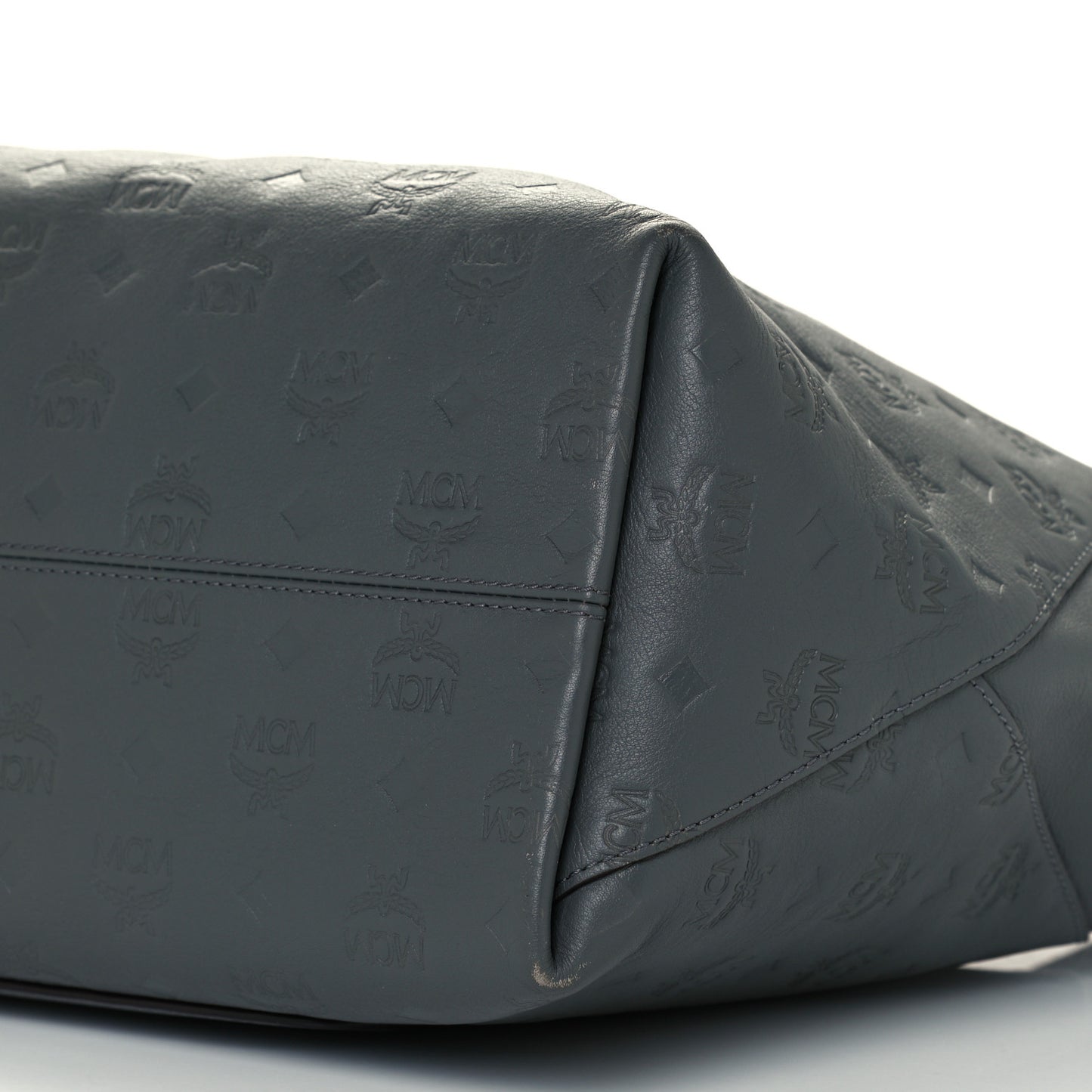 Calfskin Ottomar Monogram Medium Klara Shopper Tote Charcoal