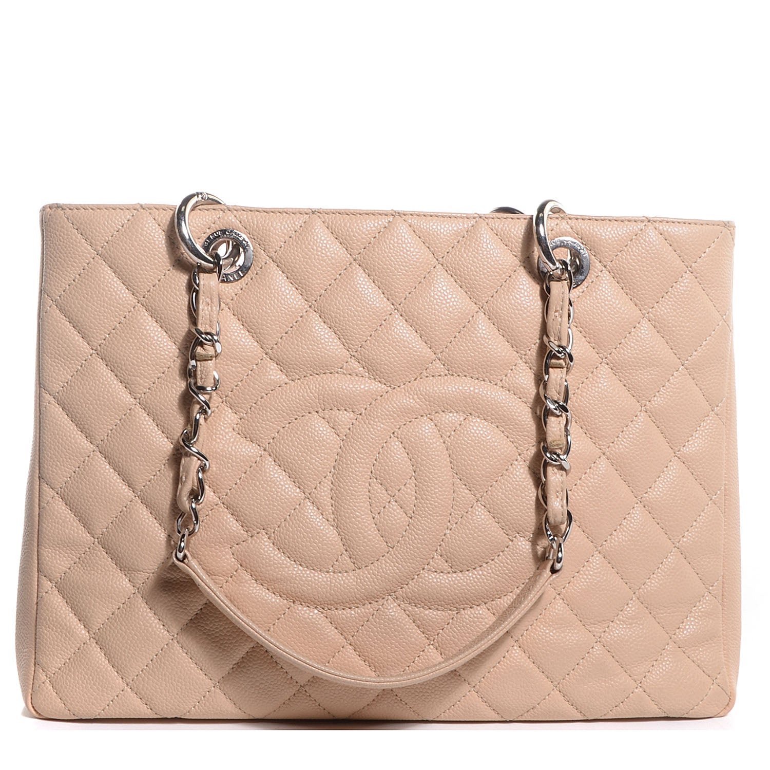 Chanel Caviar Grand Shopping Tote GST Beige Clair 1 of 7