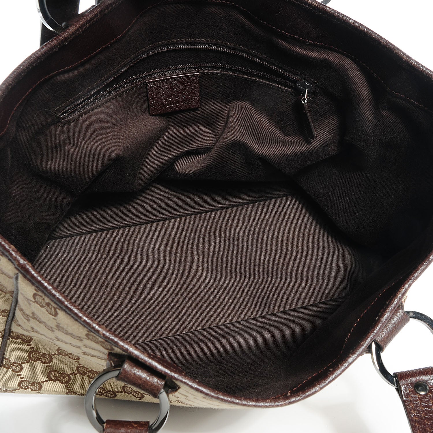 Gucci Monogram Medium Tote Brown 5 of 7