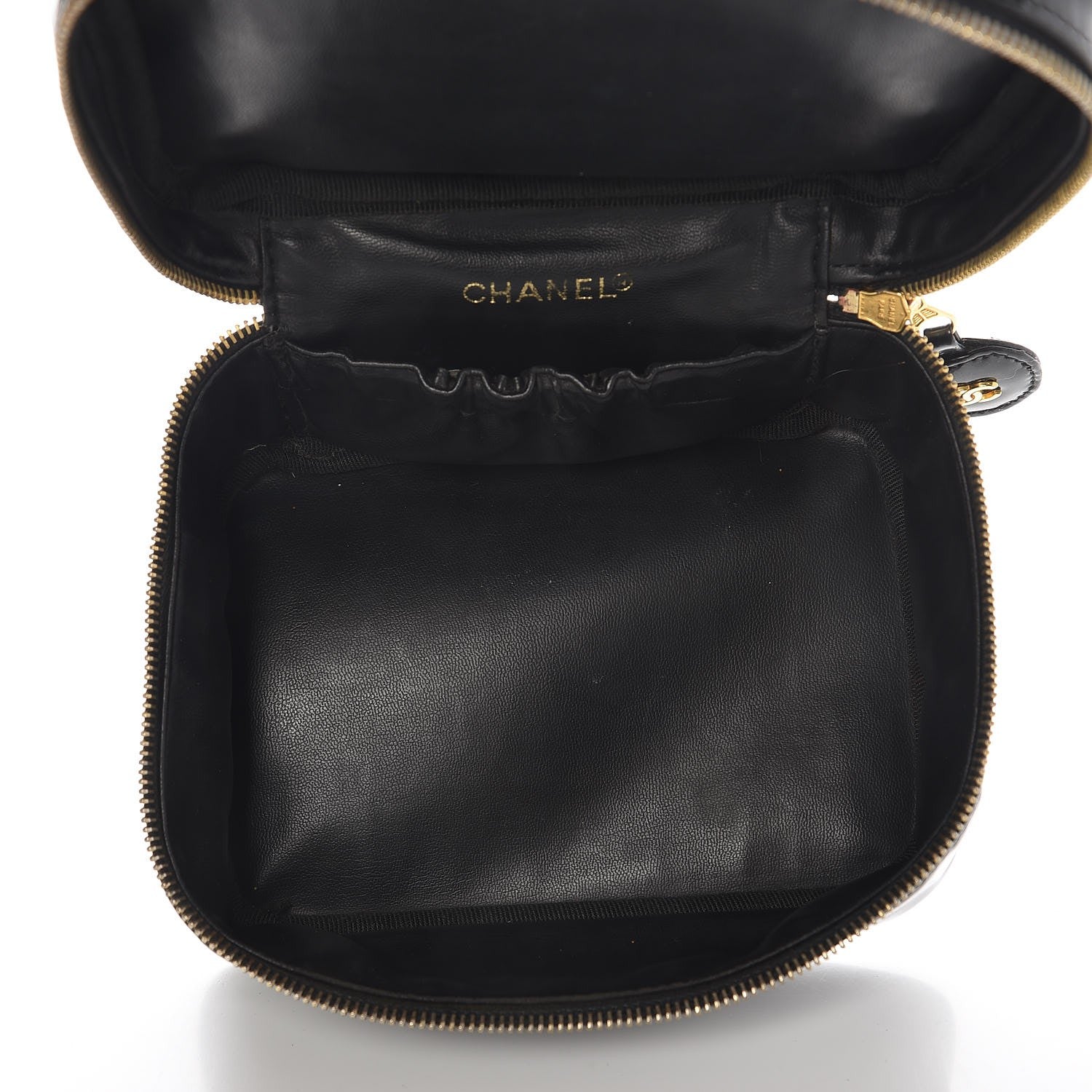 Chanel Patent Vanity Cosmetic Case Black 7 of 12