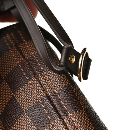 Louis Vuitton Damier Ebene Neo Neverfull MM Rose Ballerine 13 of 14