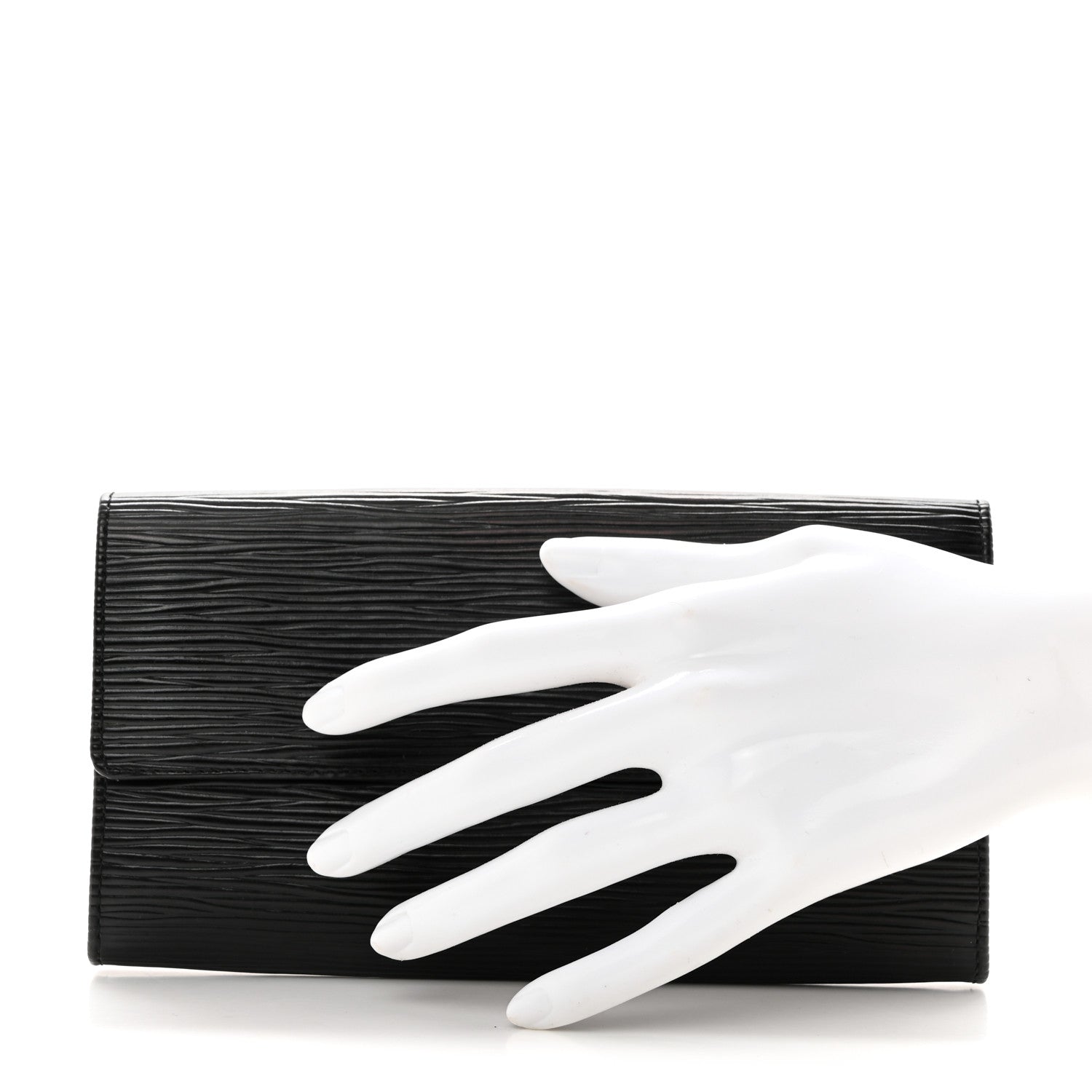 Louis Vuitton Epi Sarah Wallet Black 2 of 8