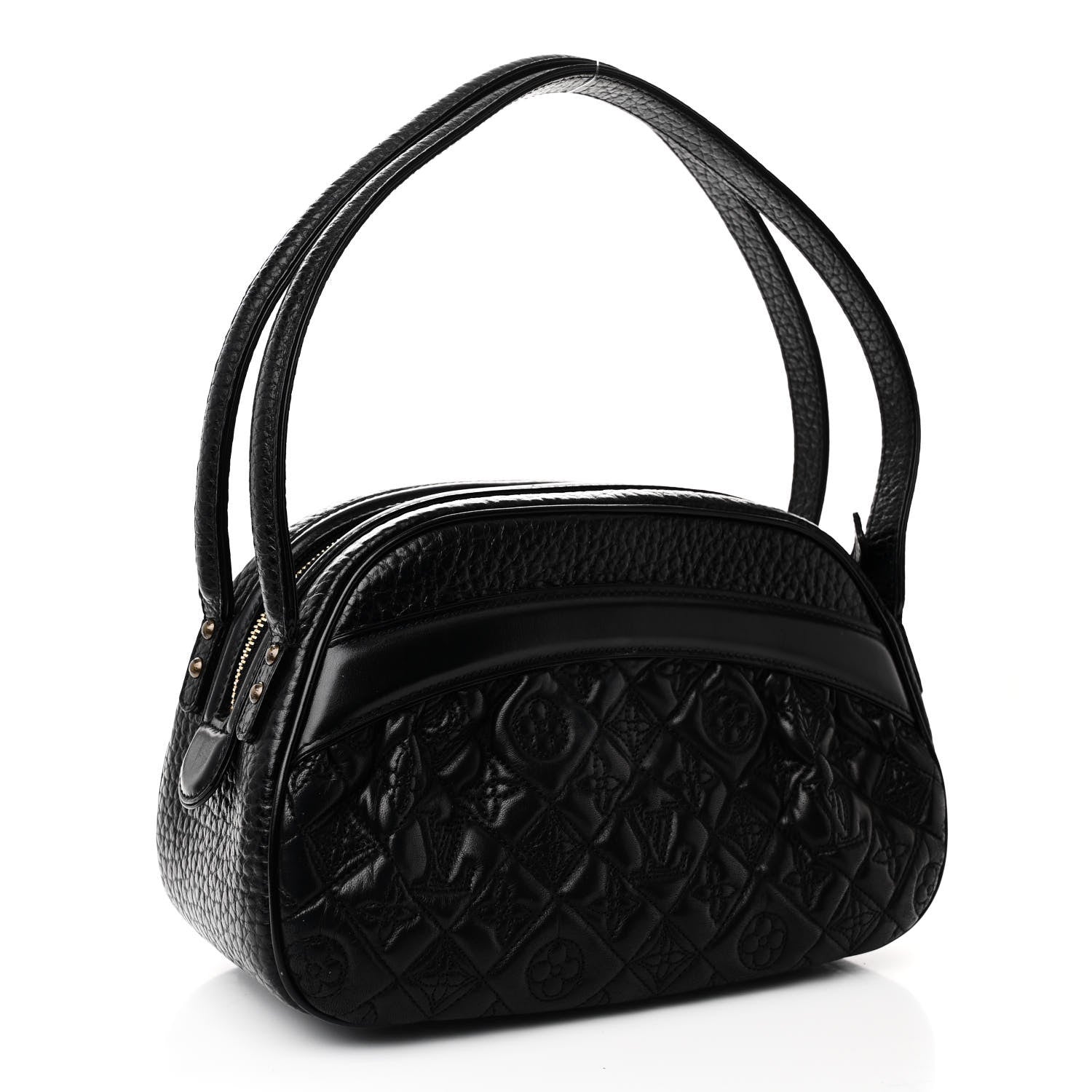 Louis Vuitton Lambskin Vienna Klara Black 3 of 10
