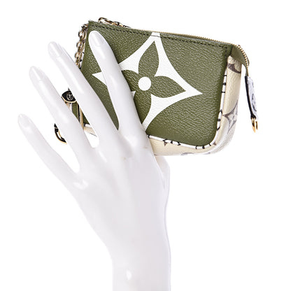 Louis Vuitton Monogram Giant Micro Pochette Accessories Kaki White 2 of 6