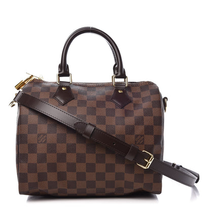 Louis Vuitton Damier Ebene Speedy Bandouliere 25 1 of 10