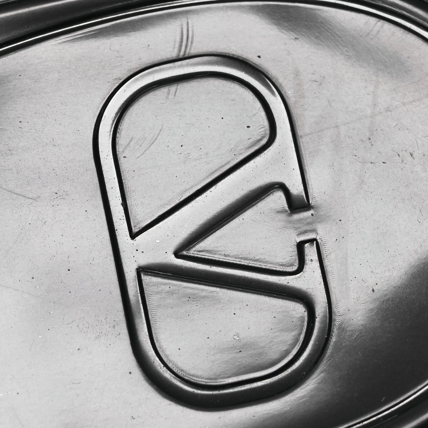 Rubber VLogo PM Platform Slide Sandals 38 Black