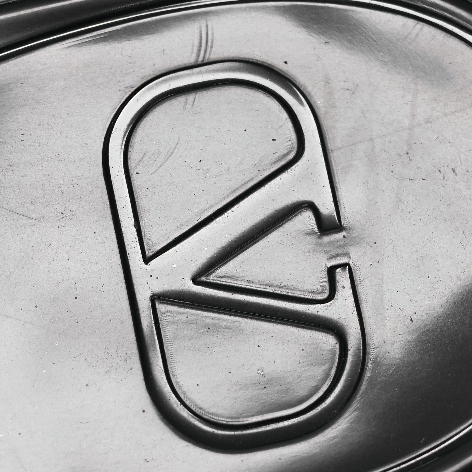 Valentino Garavani Rubber VLogo PM Platform Slide Sandals 38 Black 8 of 14