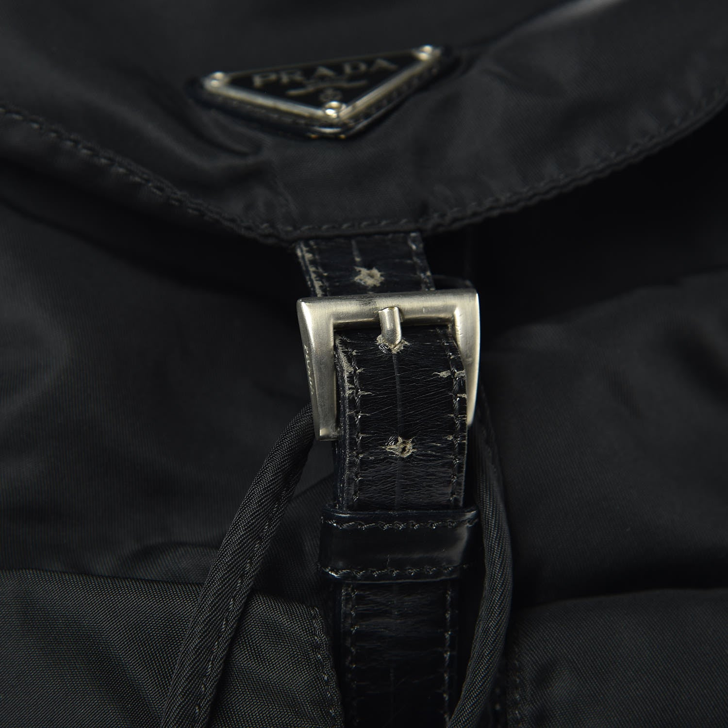 Prada Tessuto Nylon Vela Small Backpack Black 9 of 27