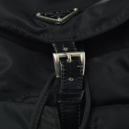 Prada Tessuto Nylon Vela Small Backpack Black 9 of 27