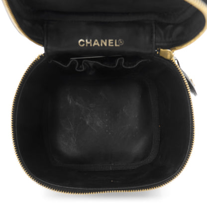 Chanel Caviar Vanity Cosmetic Case Black 5 of 10