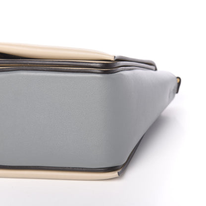 Celine Shiny Smooth Calfskin Medium Frame Shoulder Bag Grege Storm 11 of 12