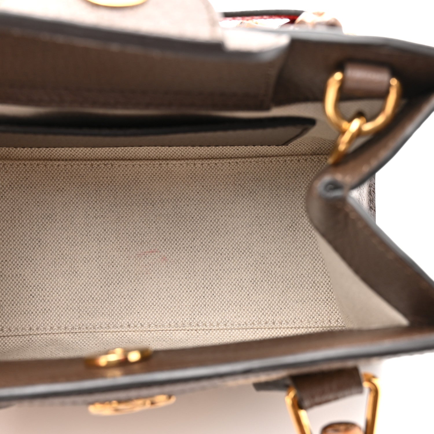 Gucci Monogram Jumbo GG Textured Dollar Calfskin Mini Diana Tote Bag Camel Ebony New Acero Pomegranate Red 5 of 12