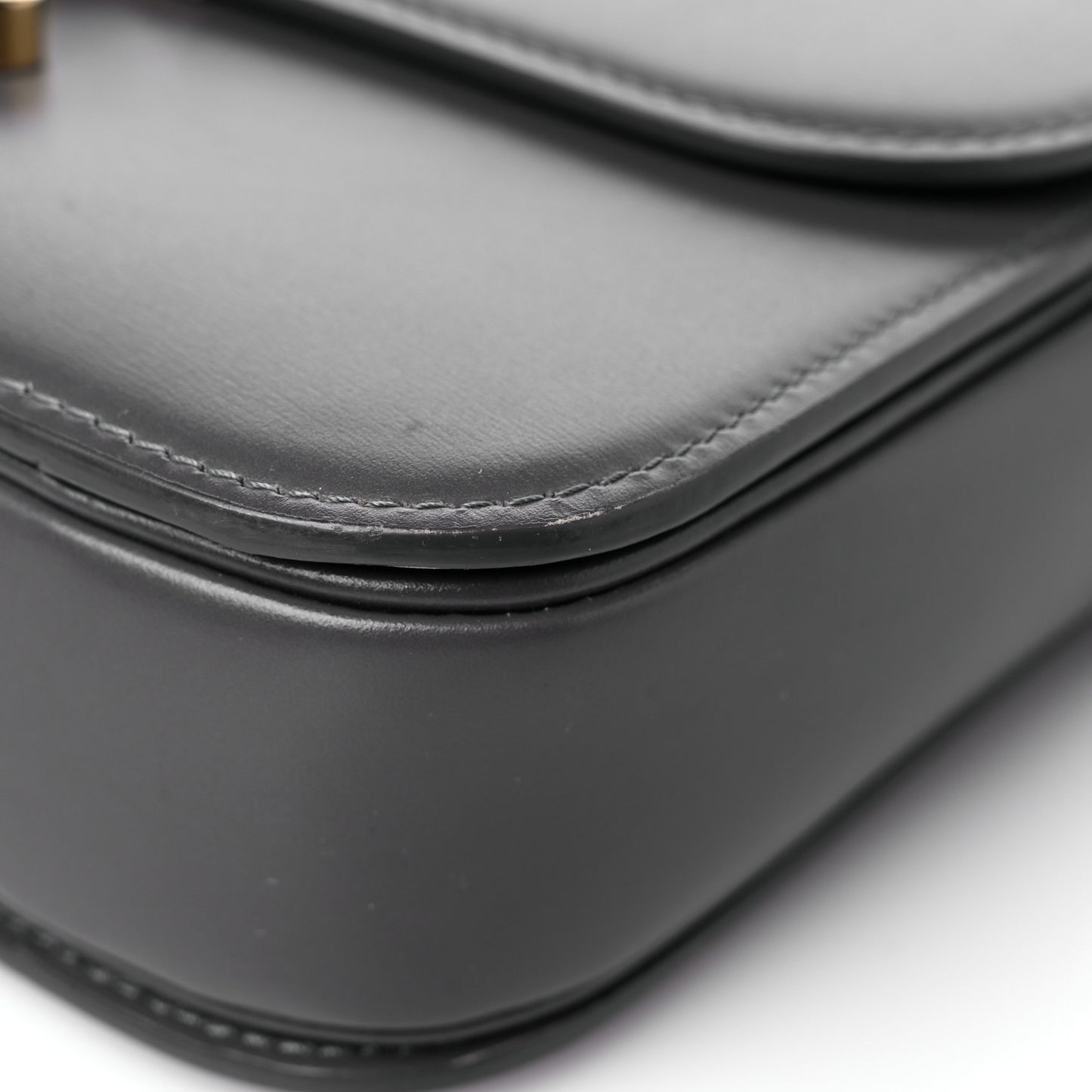 Shiny Calfskin Medium Triomphe Grey