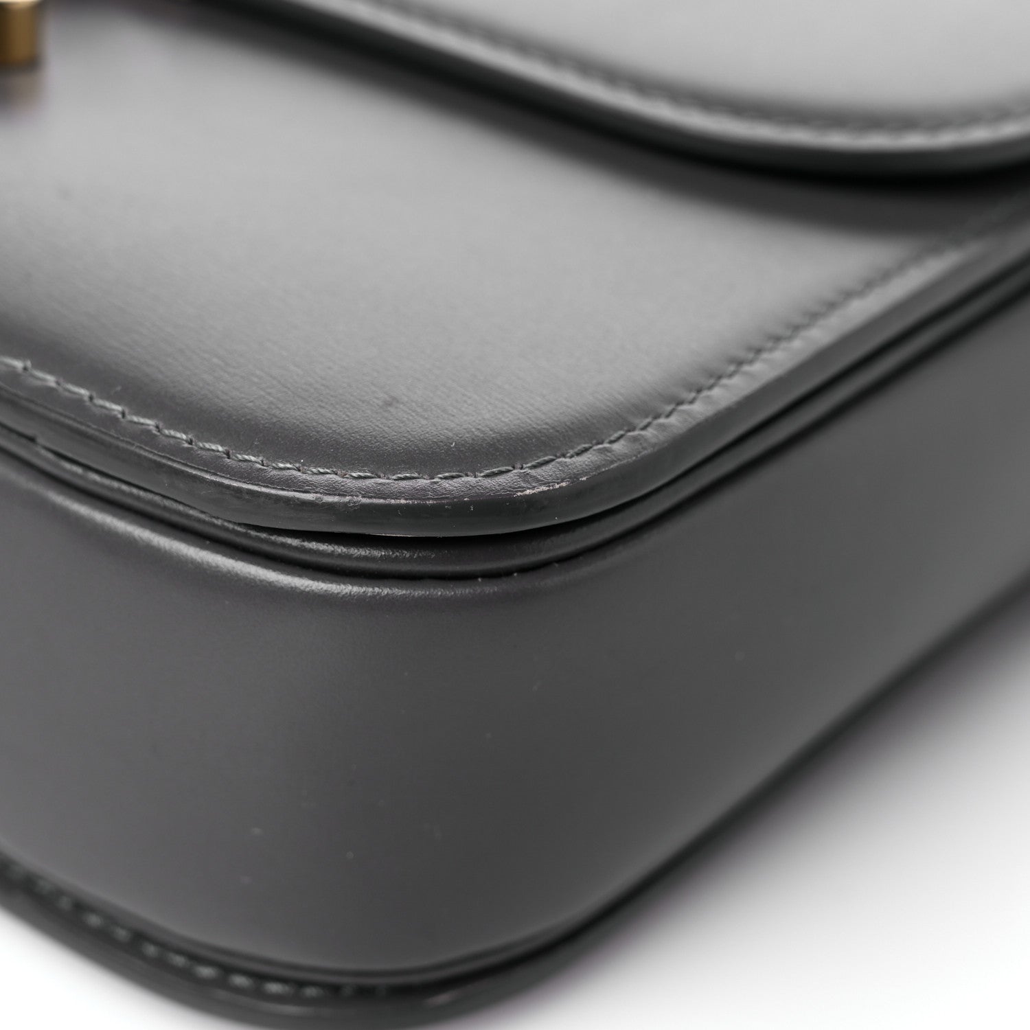 Celine Shiny Calfskin Medium Triomphe Grey 9 of 21