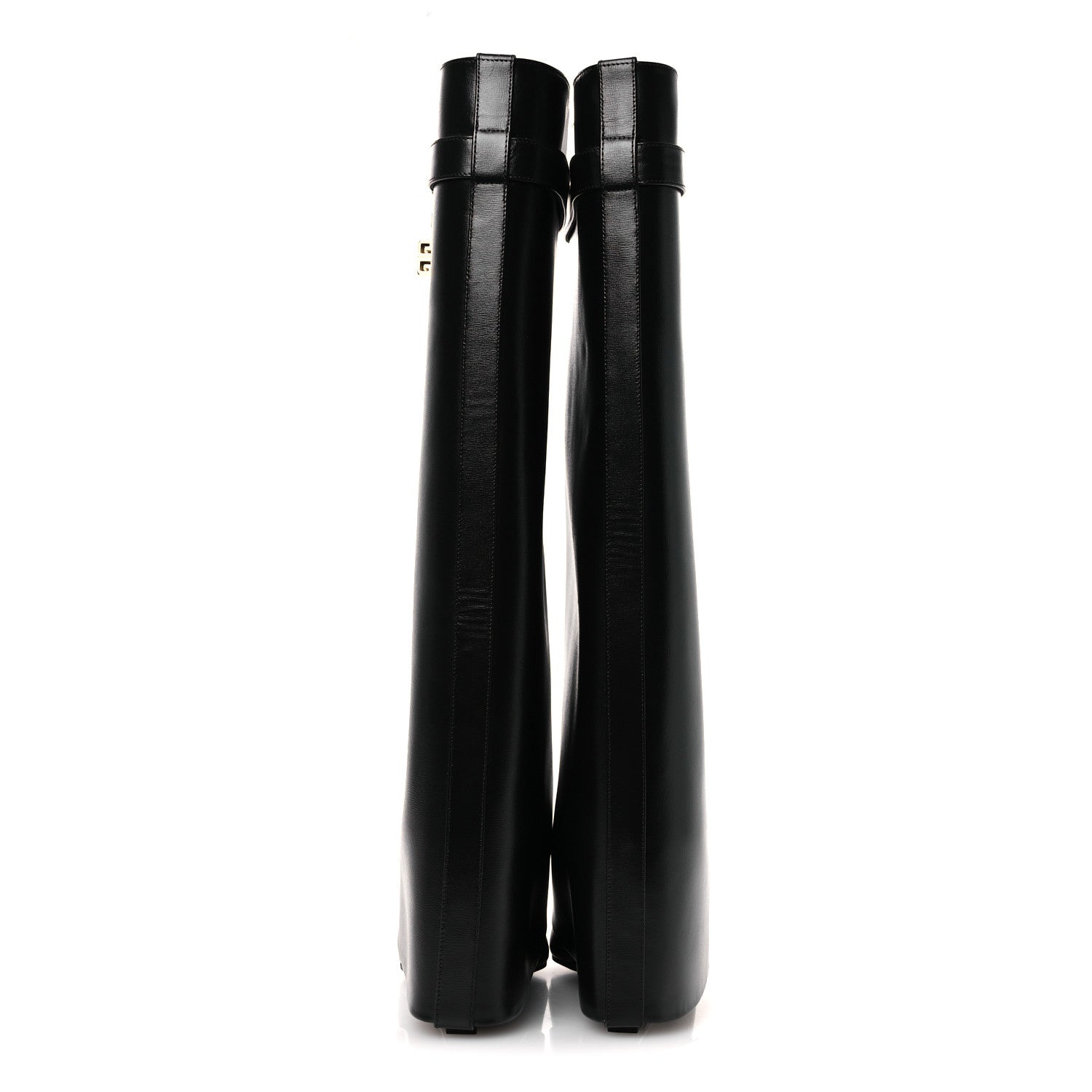 Givenchy Calfskin Shark Lock Pant Boots 37.5 Black 1914987