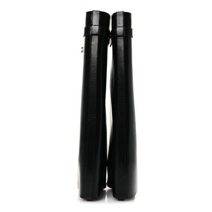 Givenchy Calfskin Shark Lock Pant Boots 37.5 Black 6 of 13