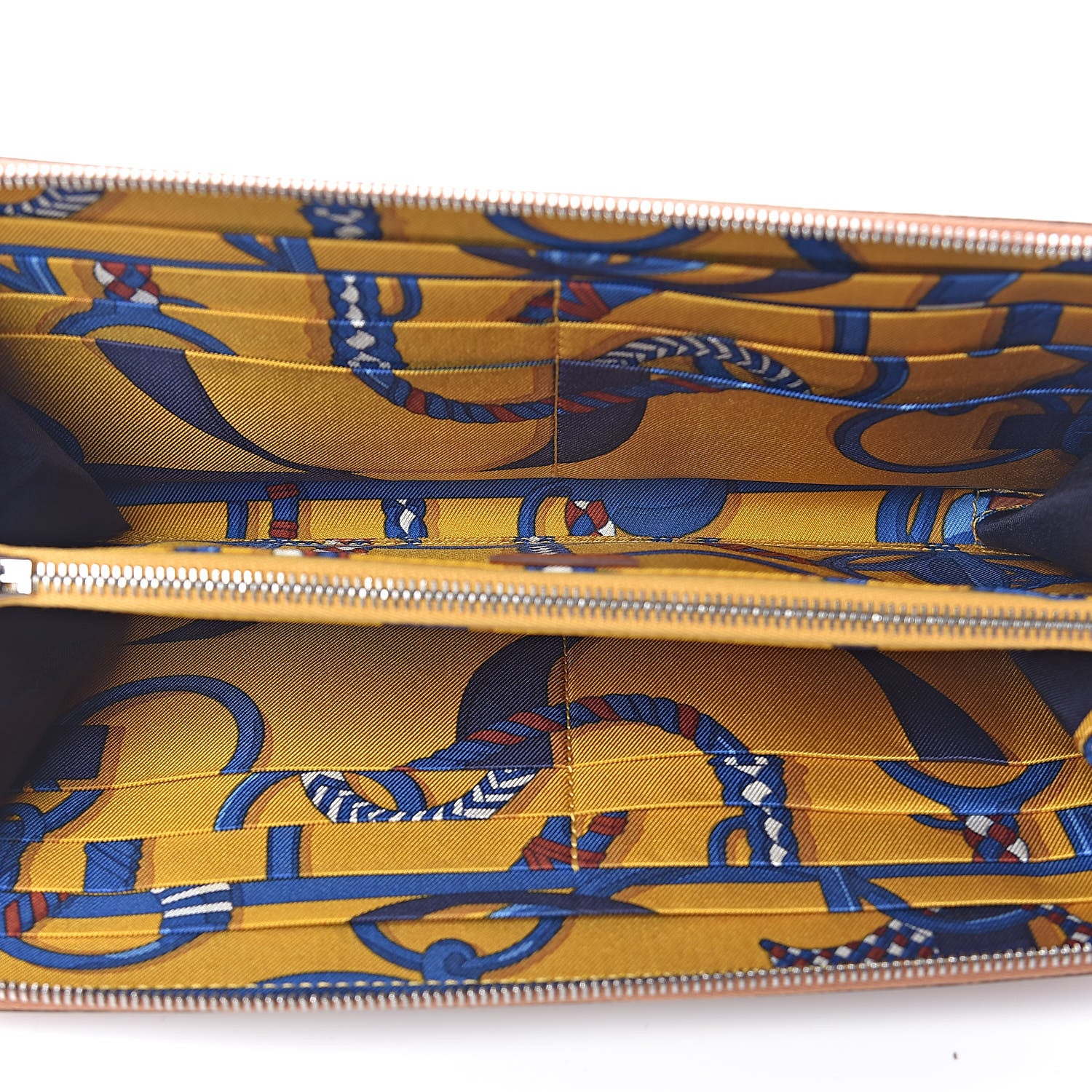 Hermes Epsom Silk'In Wallet Gold 5 of 8