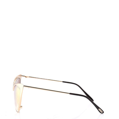 Tom Ford Nastasya Cat Eye Sunglasses TF304 Rose Gold 3 of 10
