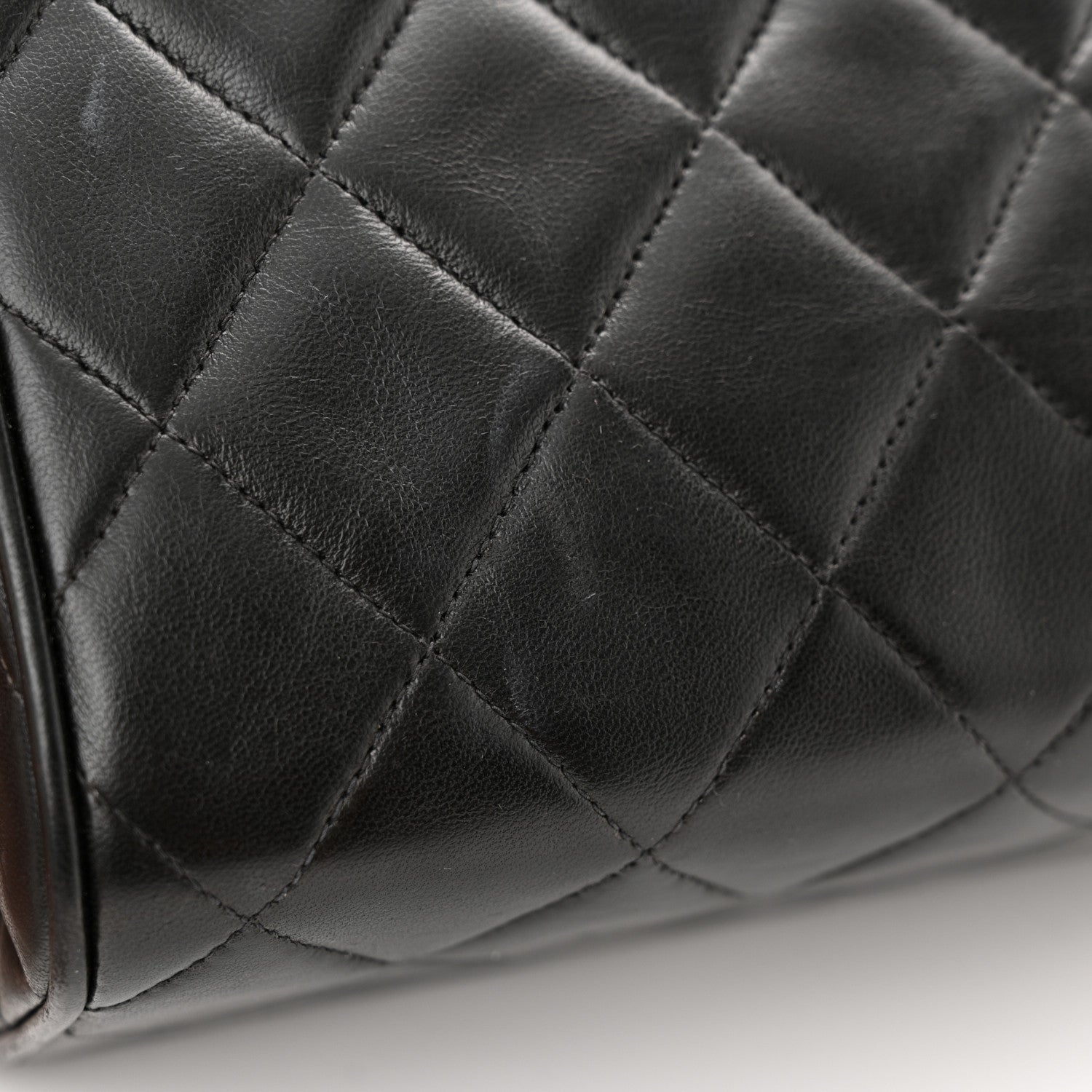 Chanel Lambskin Quilted Box Bag Black 12 of 12