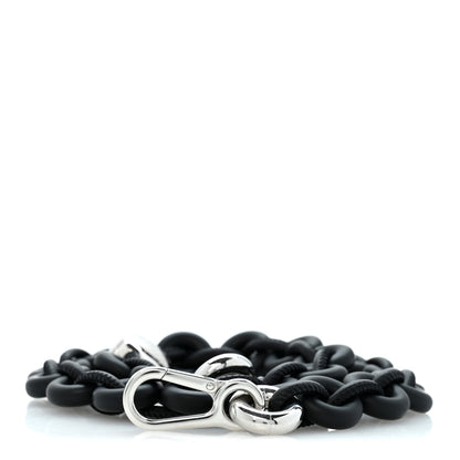 Loewe Brass Donut Chain Shoulder Strap Black Silver 1 of 5