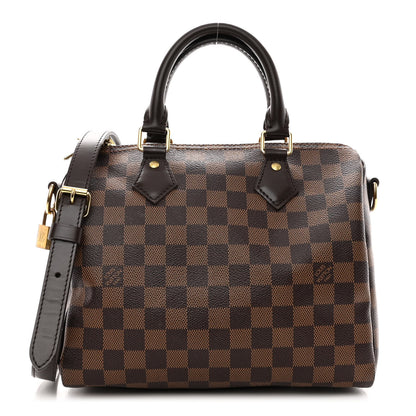 Louis Vuitton Damier Ebene Speedy Bandouliere 25 1 of 10